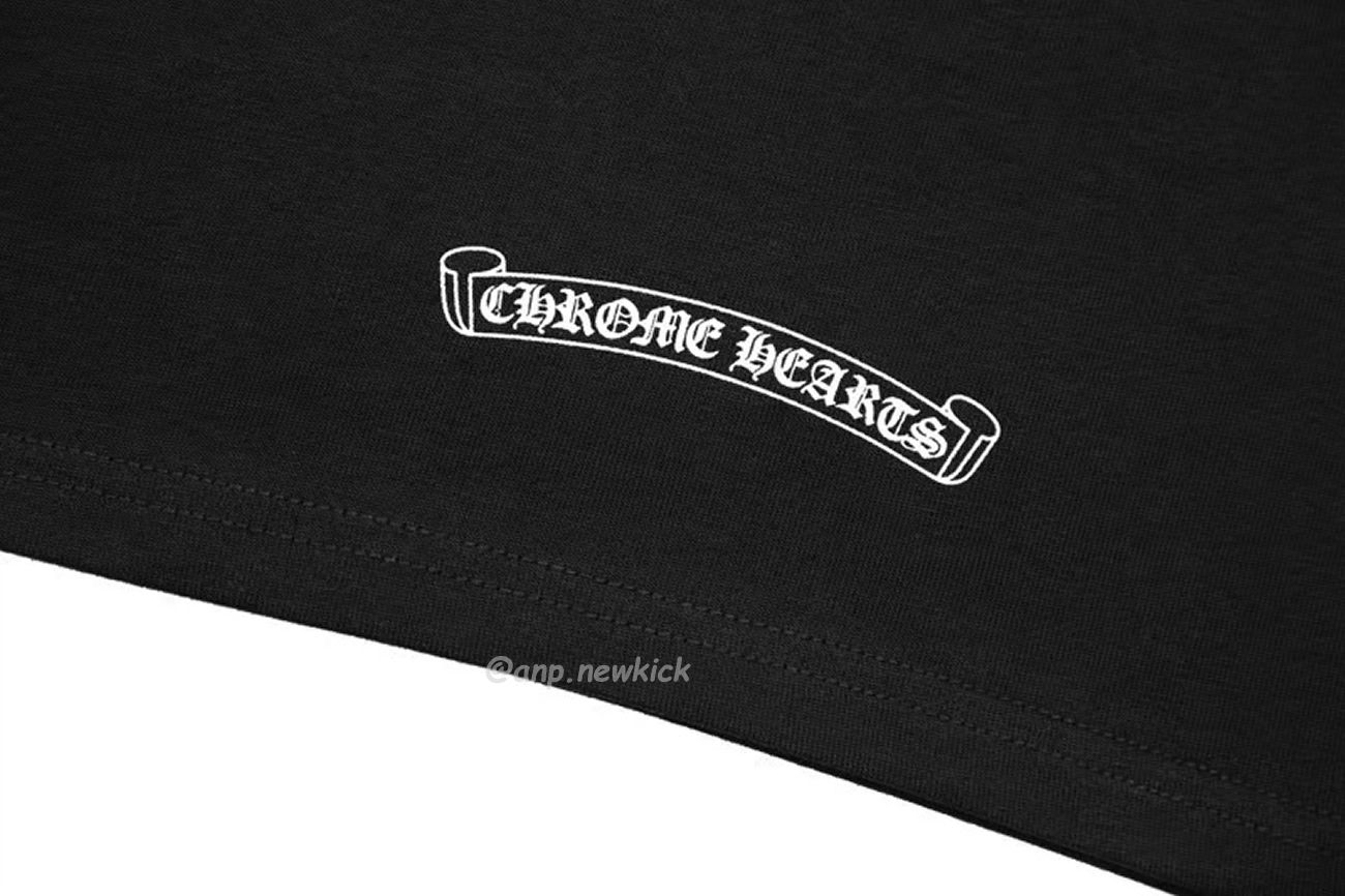 Chrome Hearts Horse Shoe Logo Pocket Black T Shirt (6) - www.newkick.vip